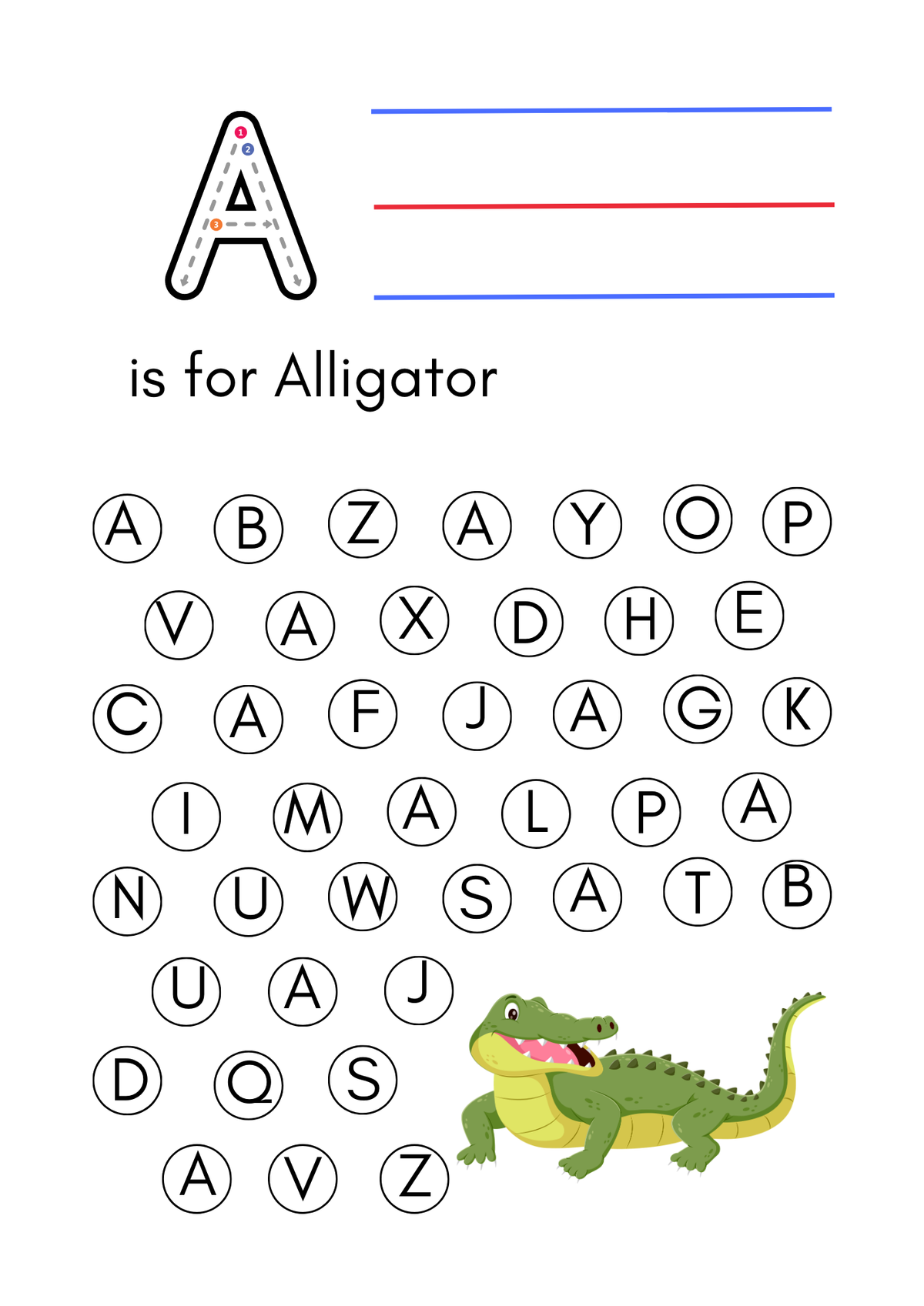 Dab & Dot Alphabet