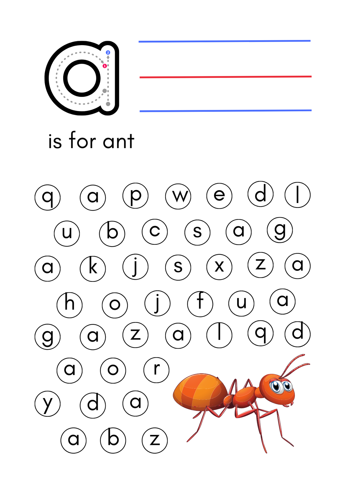 Dab & Dot Alphabet